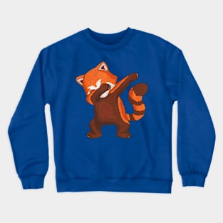 Red Panda Dabbing Crewneck Sweatshirt